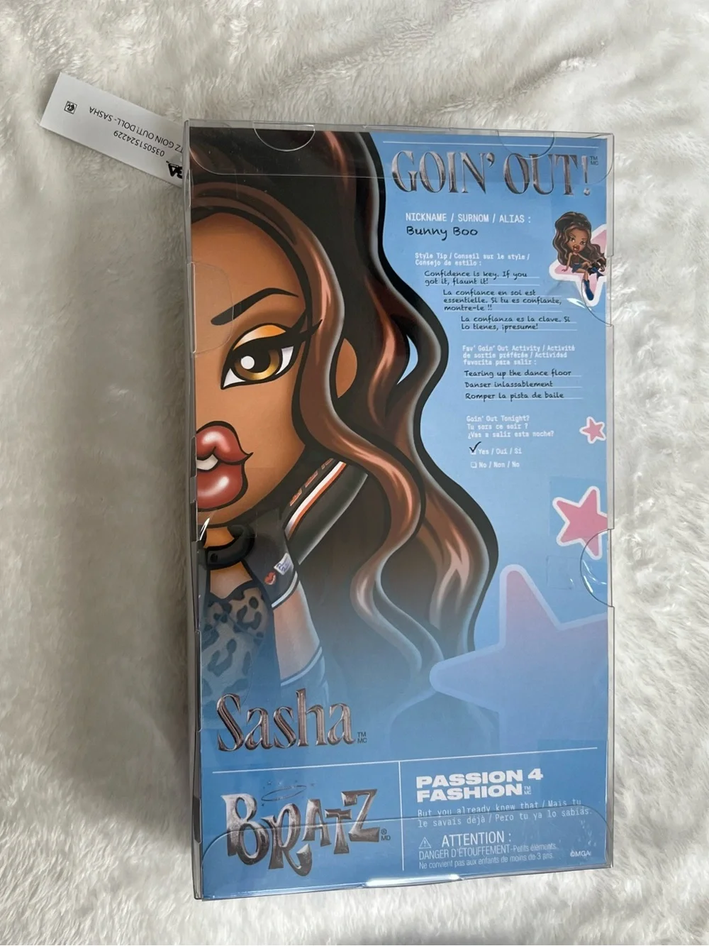NIB / New 2024 MGA Bratz Goin’ Out! Sasha Fashion Doll